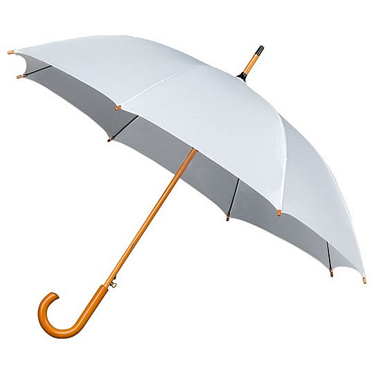 Dámský holový deštník AUTOMATIC bílý