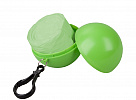 Pláštěnka v plastovém balónku na karabině zelená