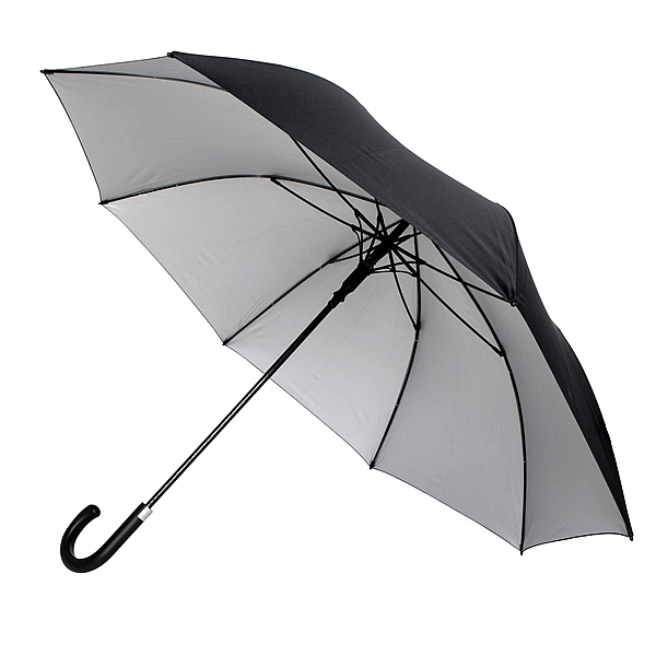 Golfový deštník BERN SILVER černo-stříbrný