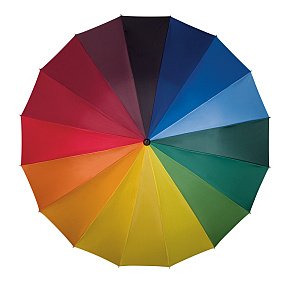 Duhový holový deštník DUHA Look Rainbow - II. jakost