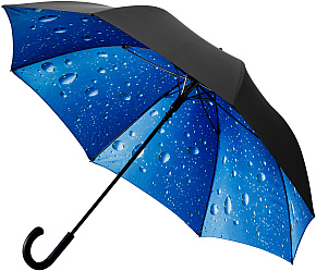 Golfový deštník RAINDROPS maxi s motivem kapek