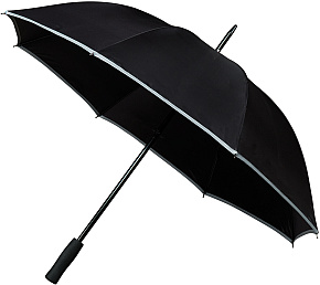 Holový deštník SAFETY reflex černý