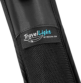 Cestovní holový ultralehký deštník TRAVELER černý