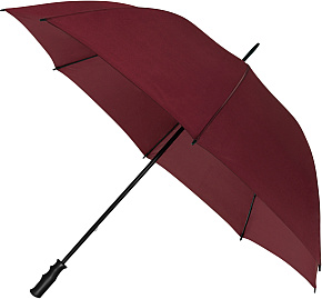 Dámský golfový větruodolný deštník MONSUN vínový