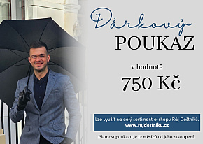 Dárkový poukaz pro muže 750,- Kč