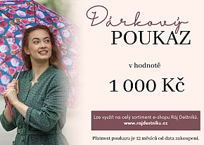 Dárkový poukaz pro ženu 1.000,- Kč