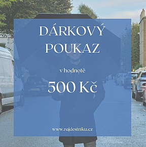 Dárkový poukaz pro muže 500,- Kč