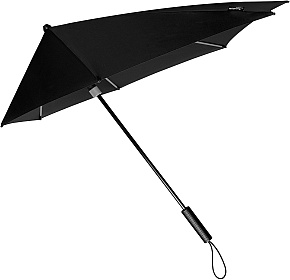 STORMaxi® aerodynamický větruodolný deštník černo-šedý