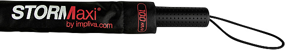 STORMaxi® aerodynamický větruodolný deštník černo-červený