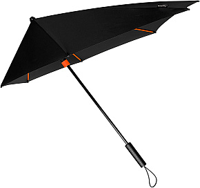 STORMaxi® aerodynamický větruodolný deštník černo-oranžový