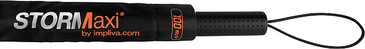 STORMaxi® aerodynamický větruodolný deštník černo-oranžový
