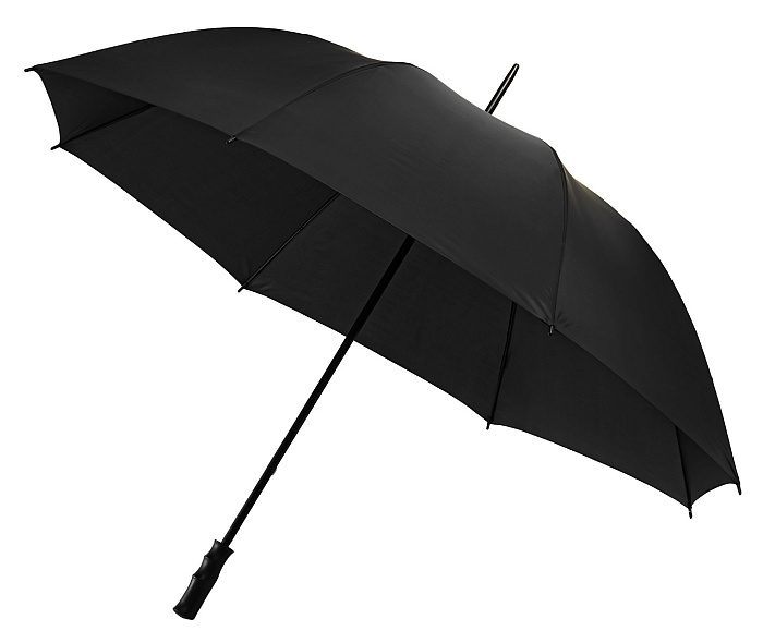 Golfový větruodolný deštník MONSUN černý
