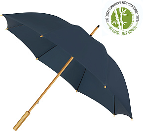Bamboo ECO holový bambusový deštník tmavě modrý
