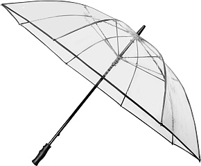 Dámský golfový průhledný deštník Clear MAX