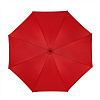 Bamboo ECO holový bambusový deštník, červený