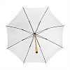 Bamboo ECO holový bambusový deštník, bílý