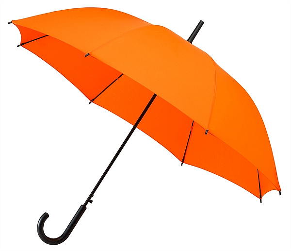 Dámský holový deštník  YORK oranžový