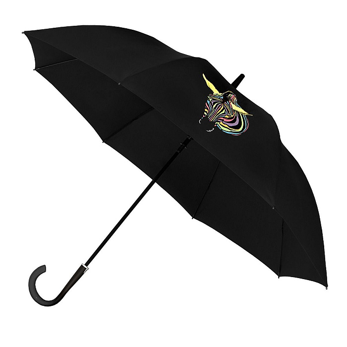 Dámský holový deštník s motivem ZEBRY - VYPRODANÝ