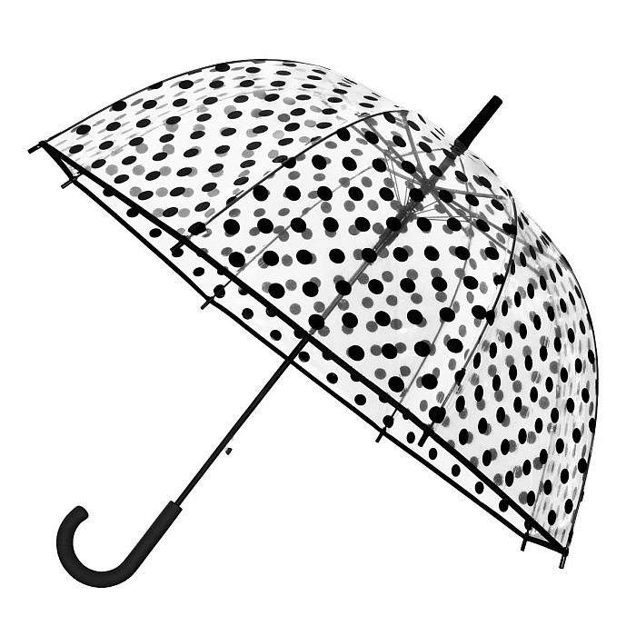 Dámský holový průhledný deštník PUNTÍKY
