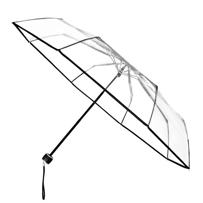 Dámský skládací průhledný deštník CLEAR MINI