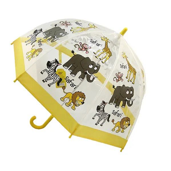 Dětský průhledný deštník Bugzz Kids SAFARI