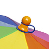 FARE 4Kids dětský holový deštník s LED světlem Skylight DUHA 6949