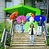FARE 4Kids dětský skládací deštník ČERVENÝ 6002