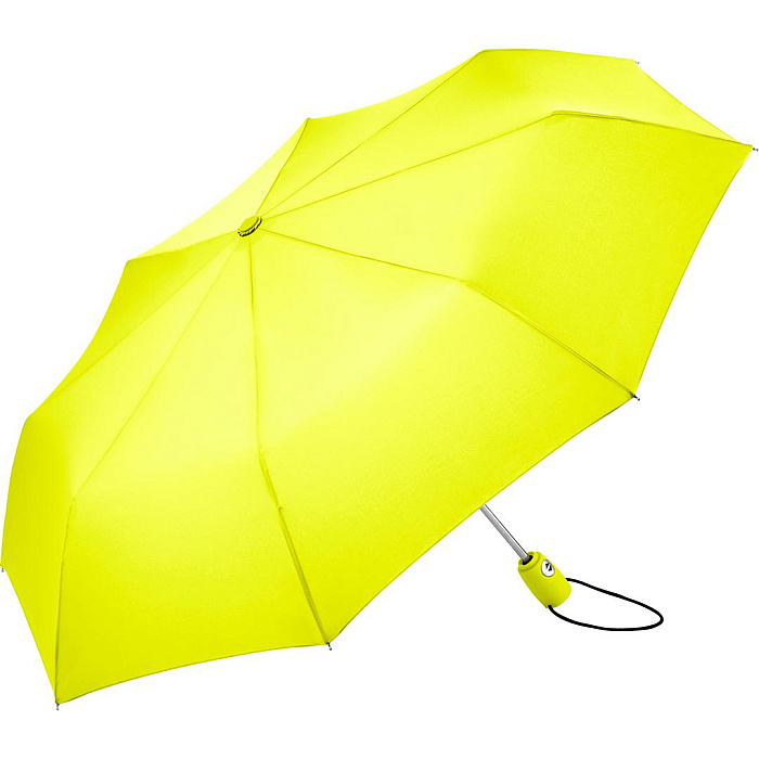 FARE skládací deštník open&close ALVIN neonově žlutý 5460