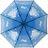 FARE dámský skládací deštník s potiskem NATURE mraky 5593