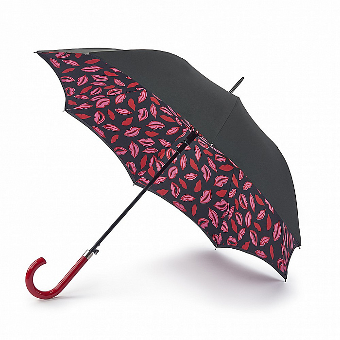 Lulu Guinness dámský holový deštník Bloomsbury 2 MARKER PEN LIP L723