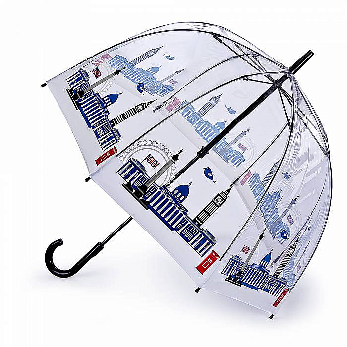 Fulton dámský průhledný deštník NATIONAL GALLERY Birdcage SKYLINE L848