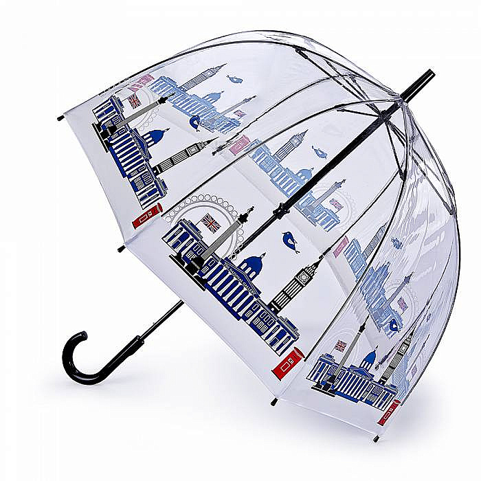 Fulton dámský průhledný deštník NATIONAL GALLERY Birdcage Skyline L848
