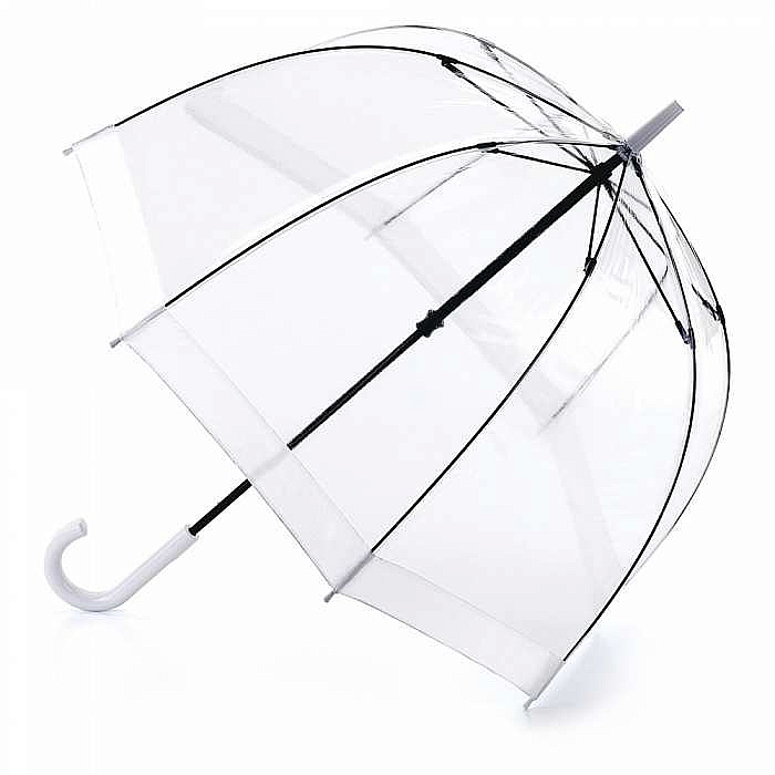 Fulton dámský průhledný deštník Birdcage 1 WHITE L041