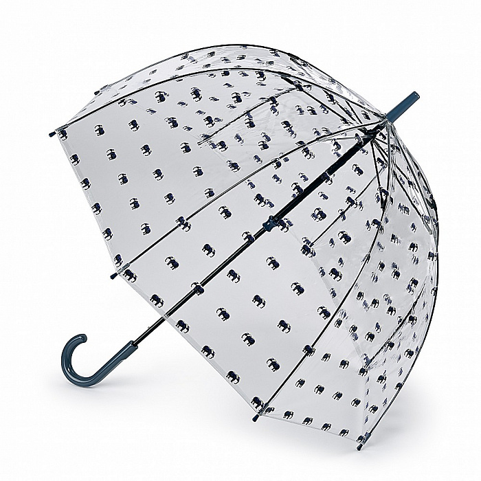 Fulton dámský průhledný holový deštník Birdcage 2 ELEPHANT PARADE L042