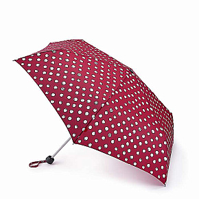 Lulu Guinness dámský skládací deštník Minilite 2 POLKA PEARLS L869