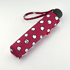 Lulu Guinness dámský skládací deštník Minilite 2 POLKA PEARLS L869