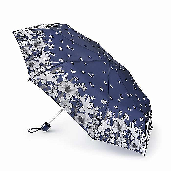 Fulton dámský skládací deštník Minilite 2 LILIES & SNOWDROPS L354
