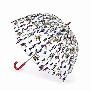 Cath Kidston dětský průhledný deštník Funbrella 2 DESERT COWBOY C723