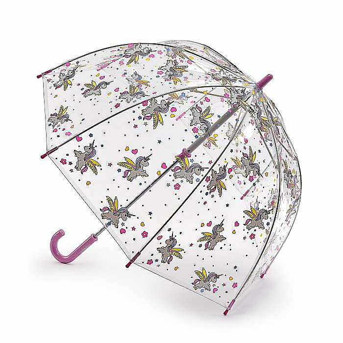 Fulton dětský průhledný deštník Funbrella 4 BELLA THE UNICORN C605