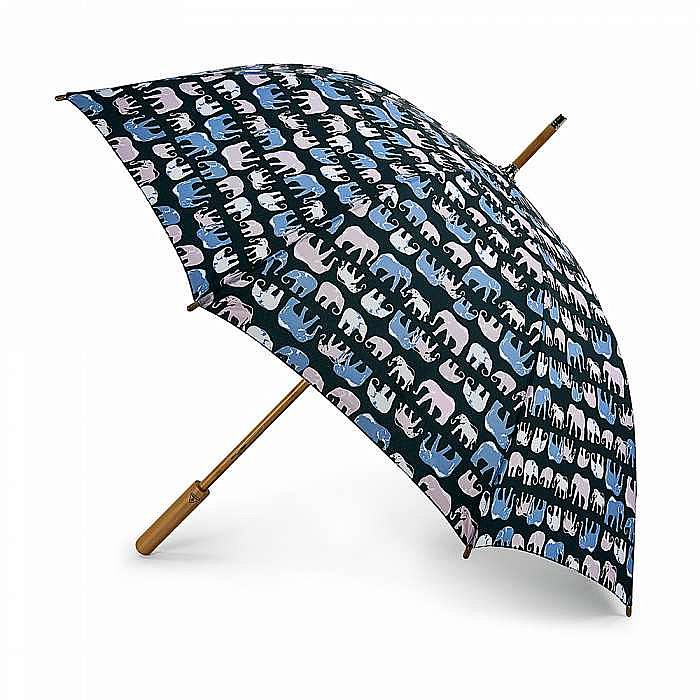 Fulton dámský holový deštník Eco Ocean UV MARCHING ELEPHANTS L914