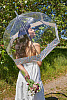 Fulton dámský průhledný deštník Birdcage 2 WEDDING FLORAL BORDER L042