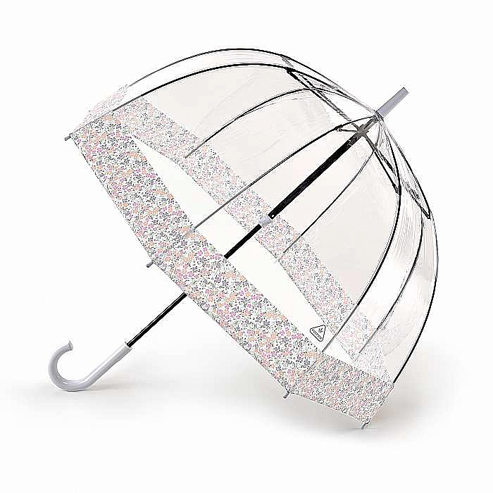 Fulton dámský průhledný deštník Birdcage 2 Wedding Floral Border L042