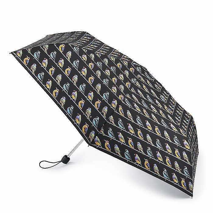 Fulton dámský skládací deštník Superslim 2 Extra BRIGHT BIRDS L902