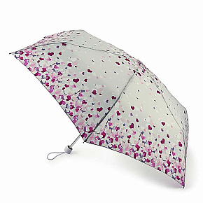 Fulton dámský skládací deštník Superslim 2 Extra PRETTY HEARTS L902