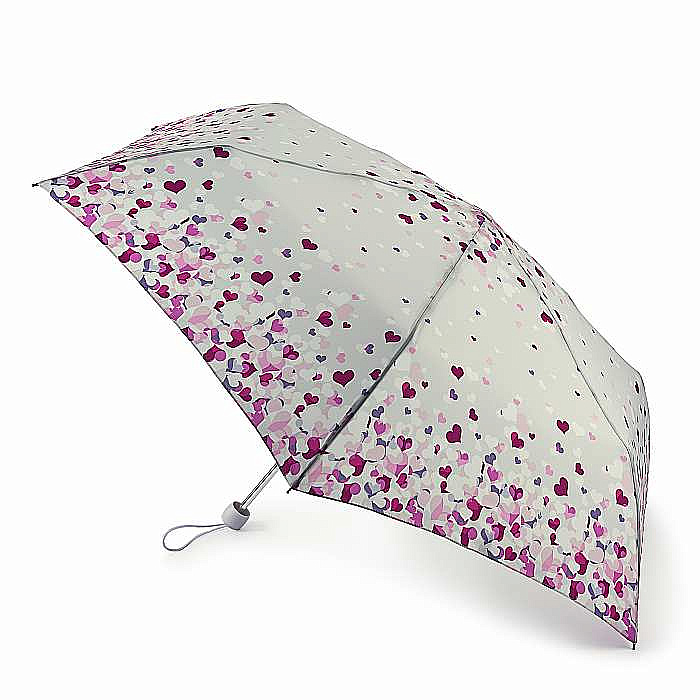 Fulton dámský skládací deštník Superslim 2 Extra PRETTY HEARTS L902