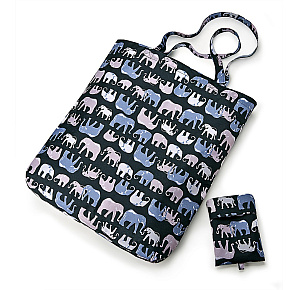 Fulton skládací ekologická taška Eco Bag UV MARCHING ELEPHANTS B915
