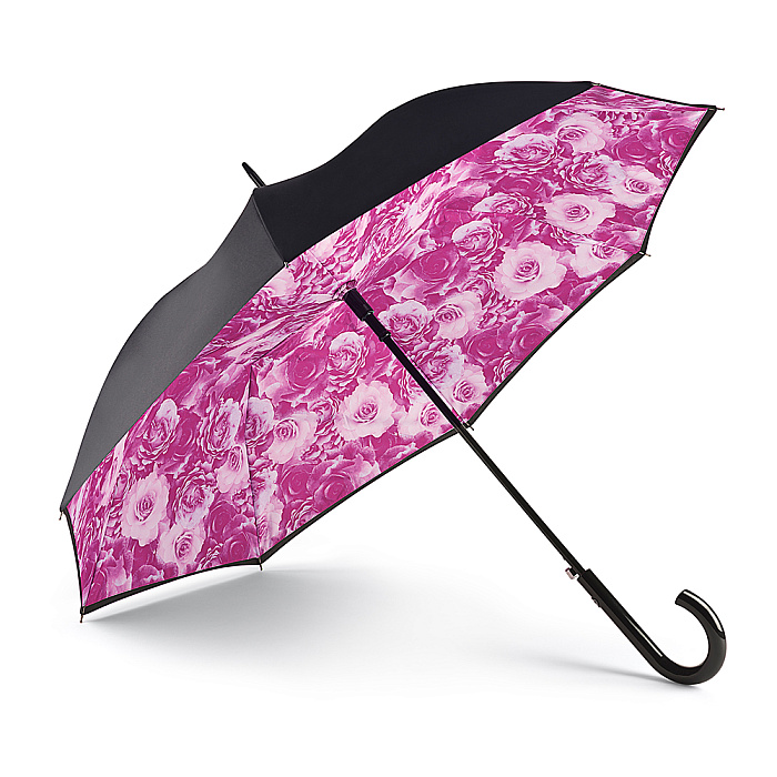 Fulton dámský holový deštník Bloomsbury 2 NEON FLORAL UV L754