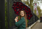 Fulton dámský holový deštník Bloomsbury 2 FLOATING ROSES L754