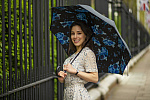 Fulton dámský holový deštník Bloomsbury 2 NIGHT SKY FLOWERS L754