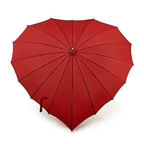 Fulton dámský holový deštník Heart 1 RED UV L909